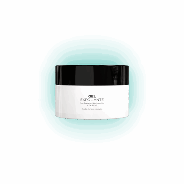 Gel exfoliante para marca propia de farmacia